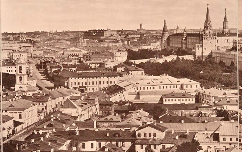 View from the Cathedral of Christ the Saviour: what Moscow looked like in 1867