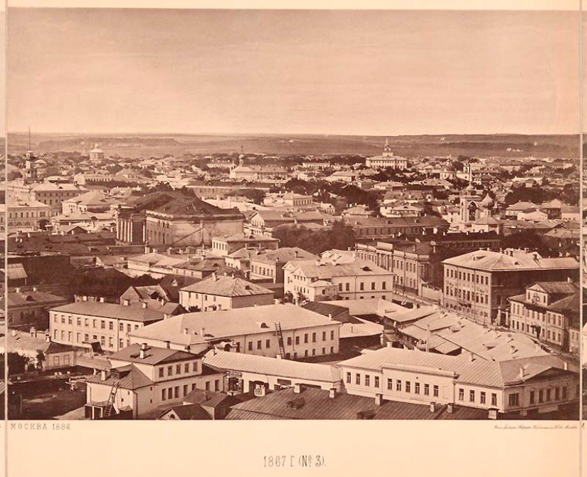 View from the Cathedral of Christ the Saviour: what Moscow looked like in 1867