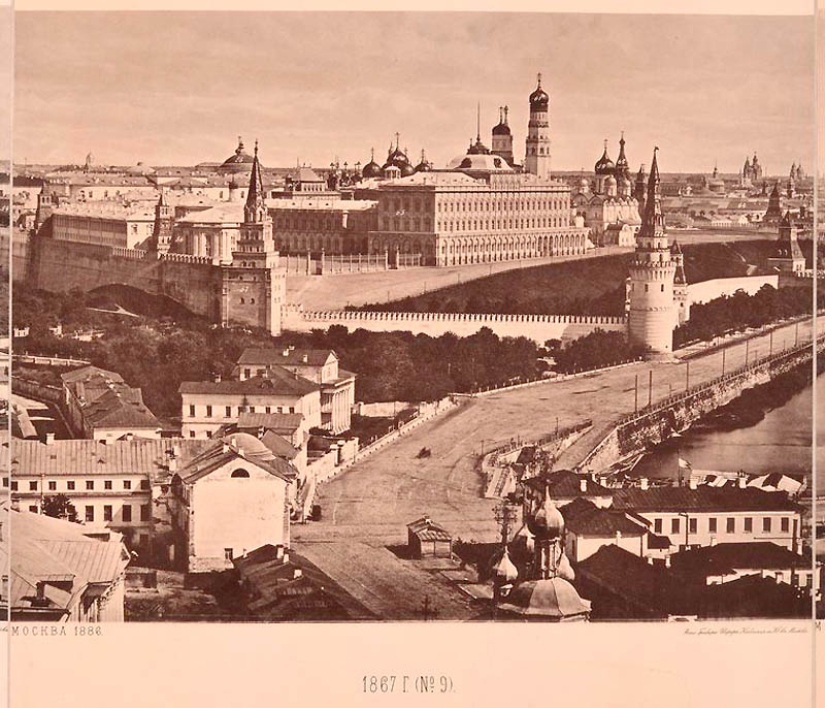 View from the Cathedral of Christ the Saviour: what Moscow looked like in 1867