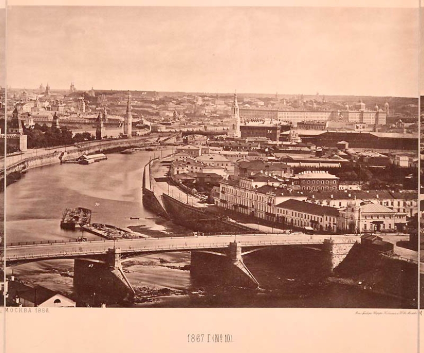 View from the Cathedral of Christ the Saviour: what Moscow looked like in 1867
