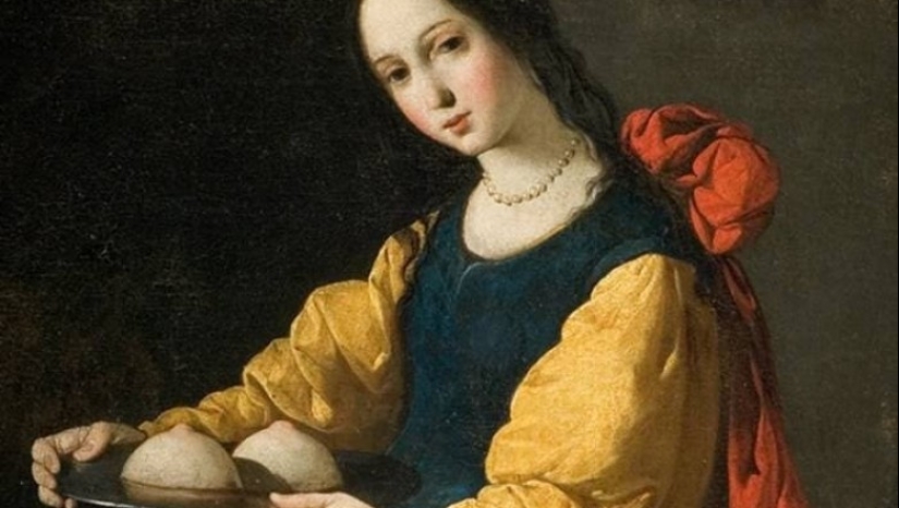 Virgin-Martyr St. Agatha in the paintings of European artists