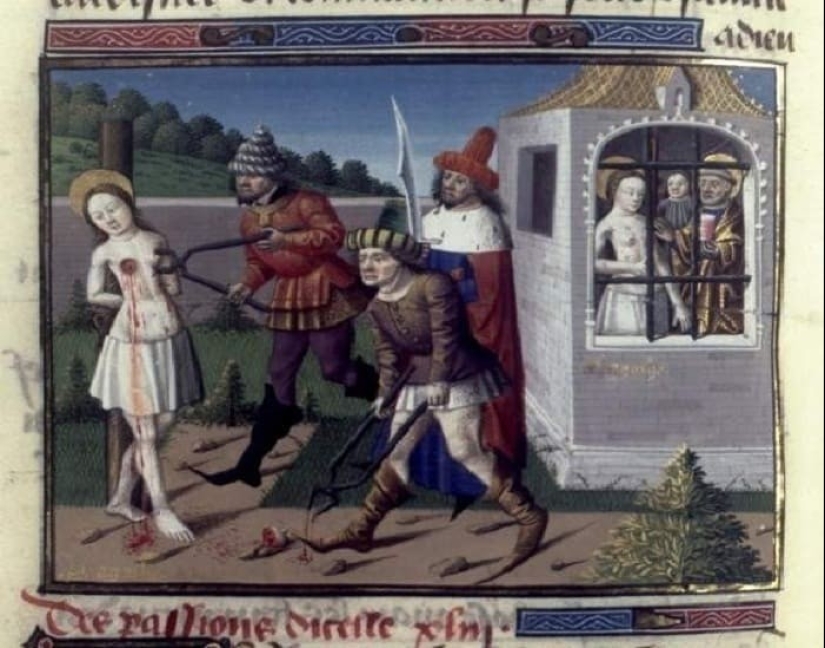 Virgin-Martyr St. Agatha in the paintings of European artists