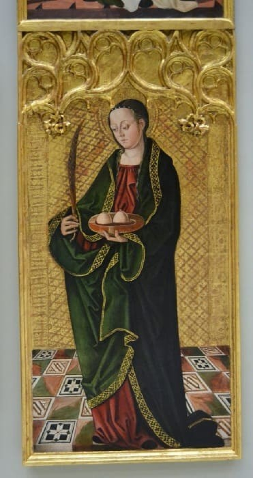 Virgin-Martyr St. Agatha in the paintings of European artists