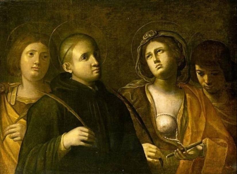 Virgin-Martyr St. Agatha in the paintings of European artists
