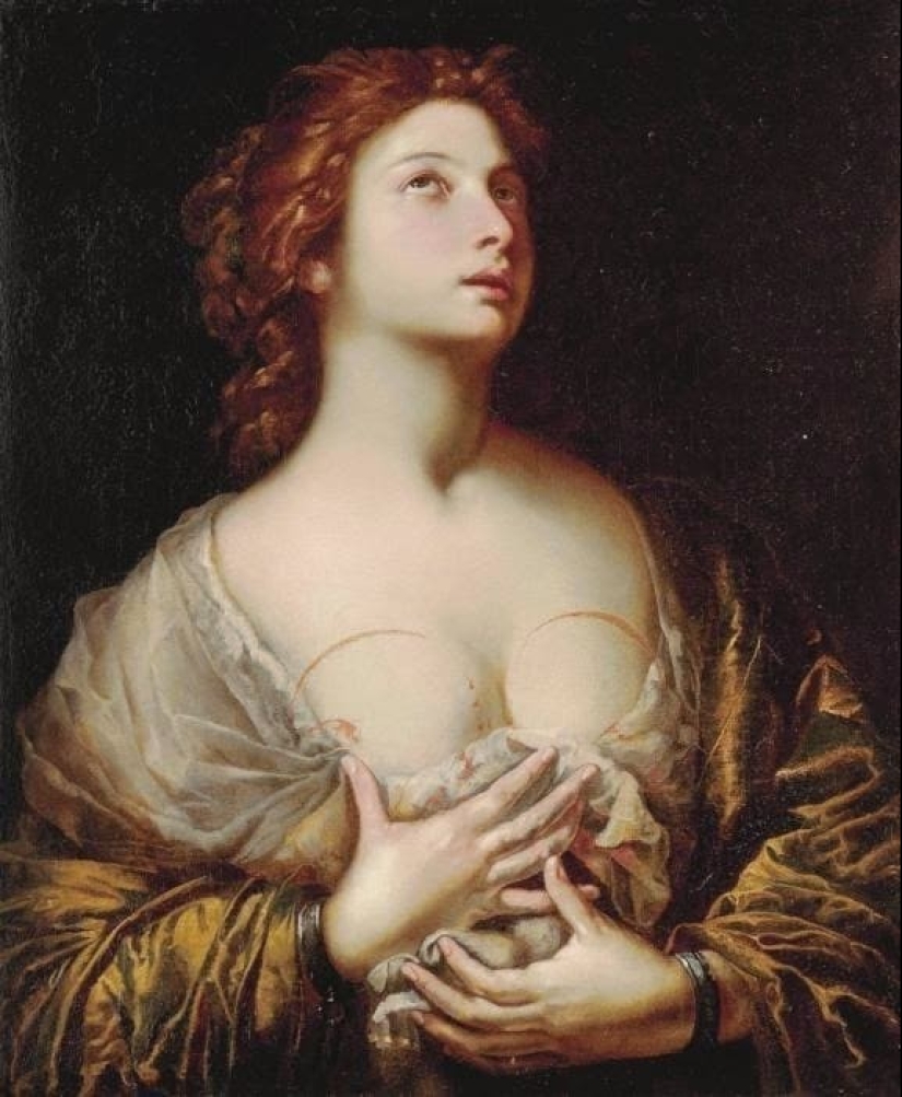 Virgin-Martyr St. Agatha in the paintings of European artists