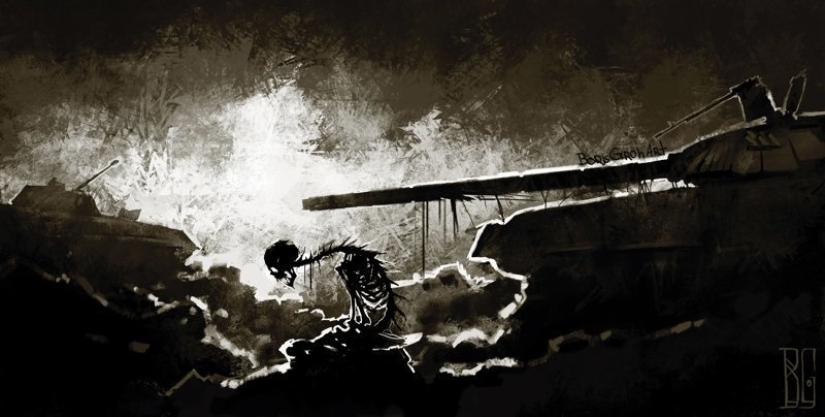 "Visual necromancy": a frightening world of a digital artist Boris rumble "Visual necromancy": a frightening world of a digital artist Boris rumble