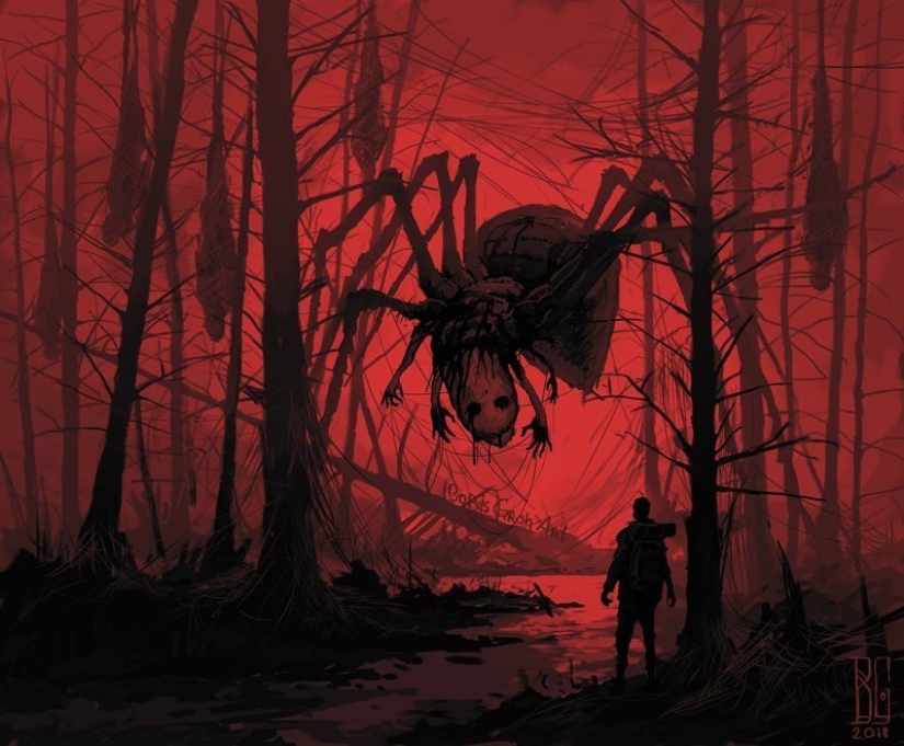 "Visual necromancy": a frightening world of a digital artist Boris rumble "Visual necromancy": a frightening world of a digital artist Boris rumble