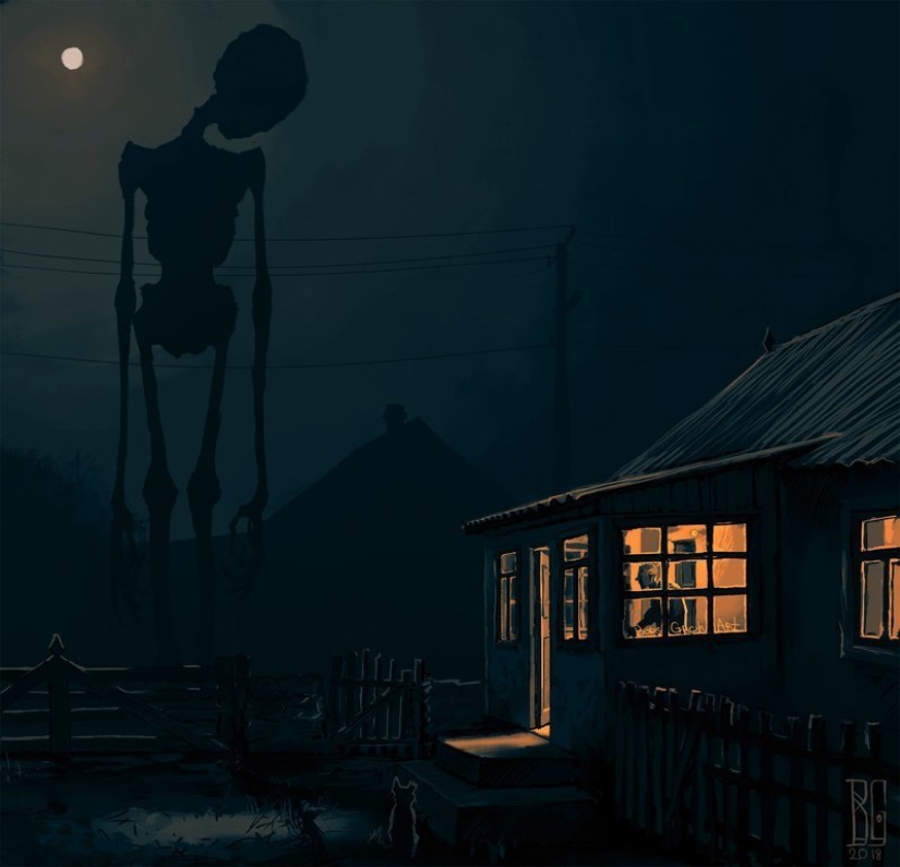 "Visual necromancy": a frightening world of a digital artist Boris rumble "Visual necromancy": a frightening world of a digital artist Boris rumble