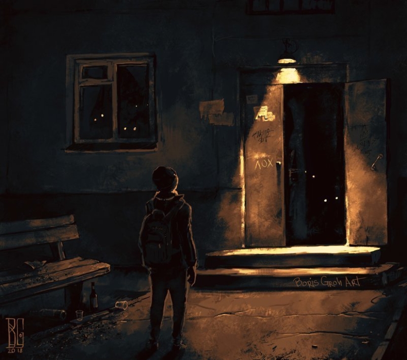 "Visual necromancy": a frightening world of a digital artist Boris rumble "Visual necromancy": a frightening world of a digital artist Boris rumble