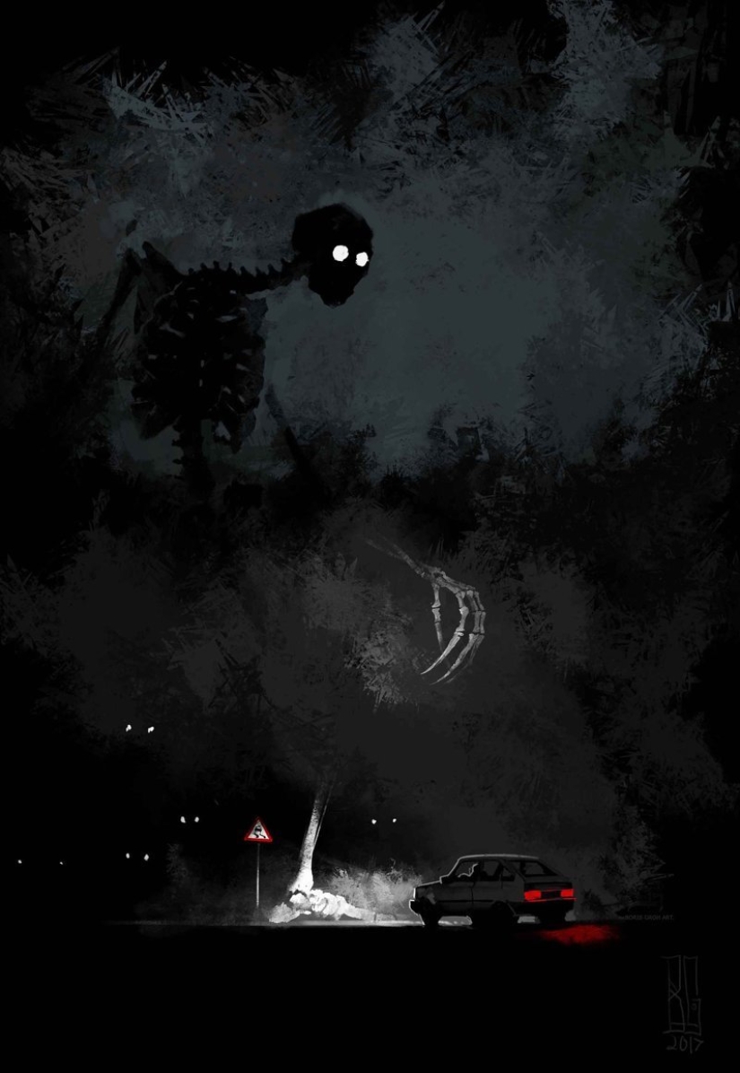 "Visual necromancy": a frightening world of a digital artist Boris rumble "Visual necromancy": a frightening world of a digital artist Boris rumble