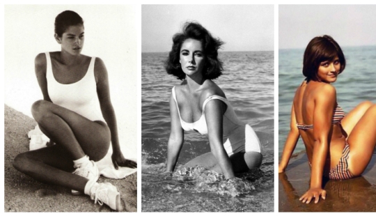 ¡Viva el verano! Fotos antiguas de bellezas famosas en la playa.