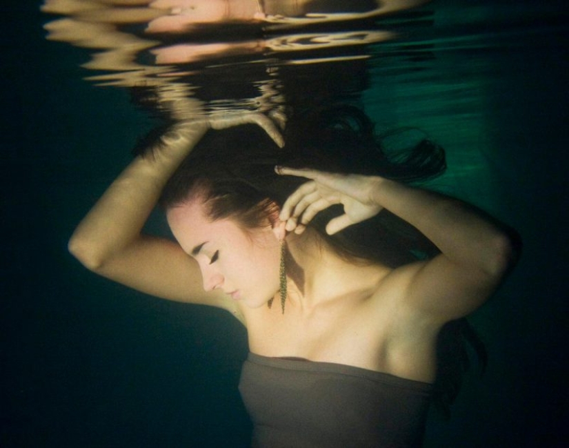 Volando bajo el agua en las maravillosas obras fotográficas de Katerina Bodrunova