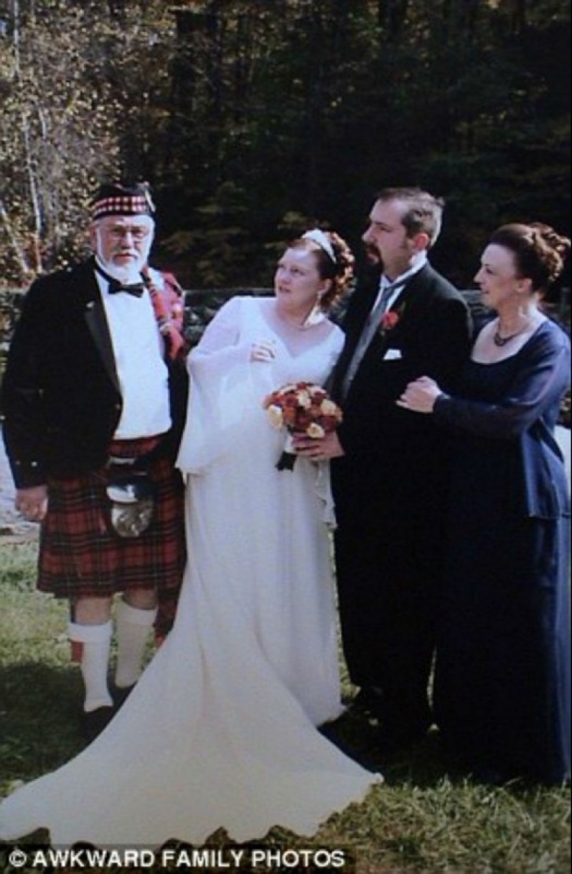 Wedding photos that make it really bitter