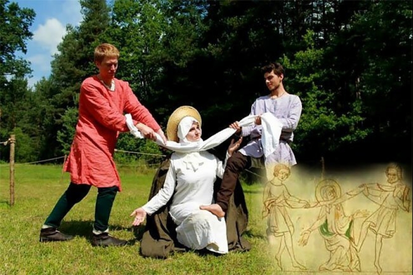 Weird and funny medieval reconstruction drawings