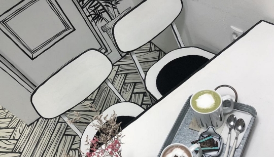 What a two-dimensional comic cafe looks like in Seoul What a two-dimensional comic cafe looks like in Seoul