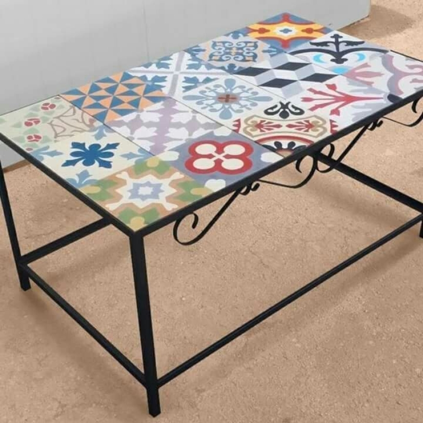 What can be made from the remains of ceramic tiles and mosaics What can be made from the remains of ceramic tiles and mosaics