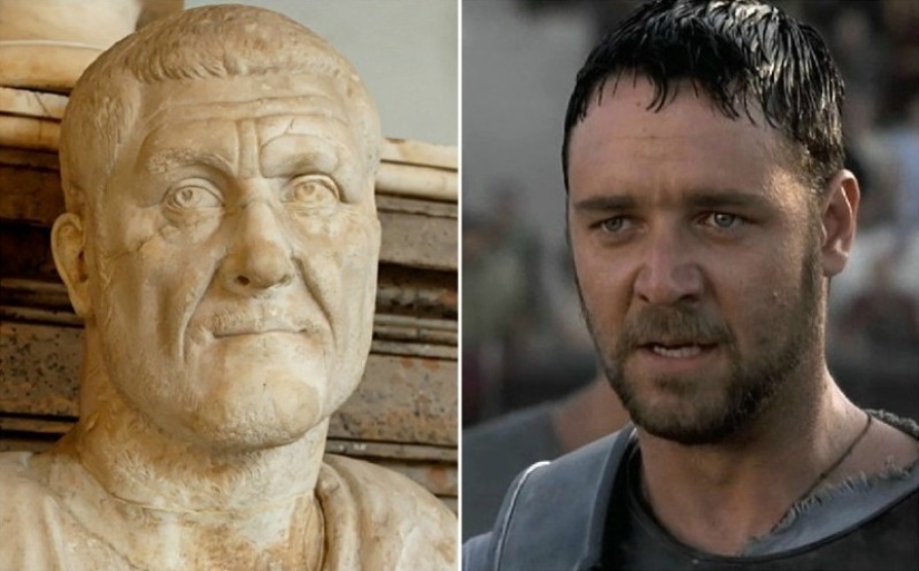 What did historical figures look like in the cinema and in reality