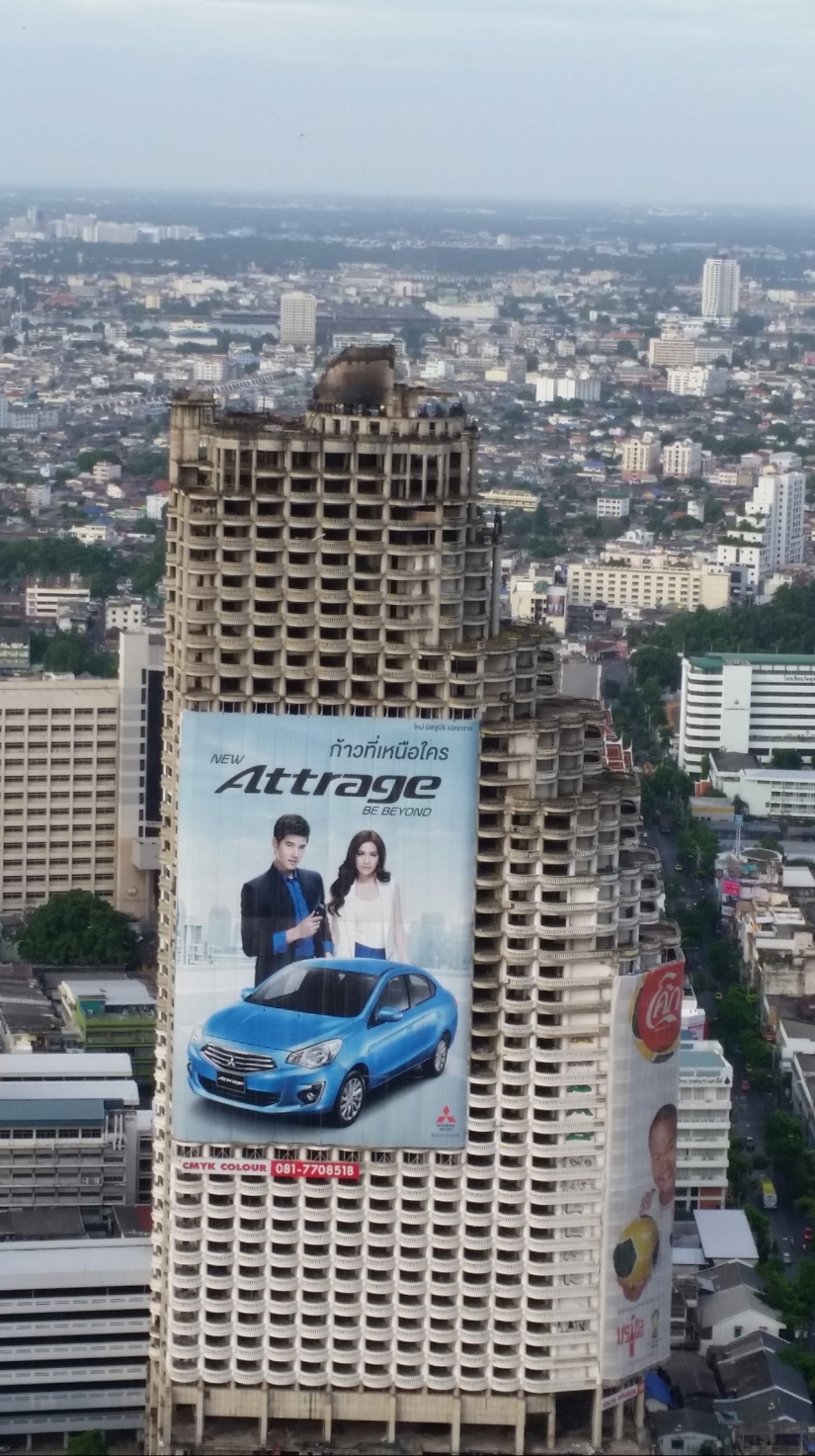 What does the Satorn Tower, the largest abandoned skyscraper in the world, look like What does the Satorn Tower, the largest abandoned skyscraper in the world, look like