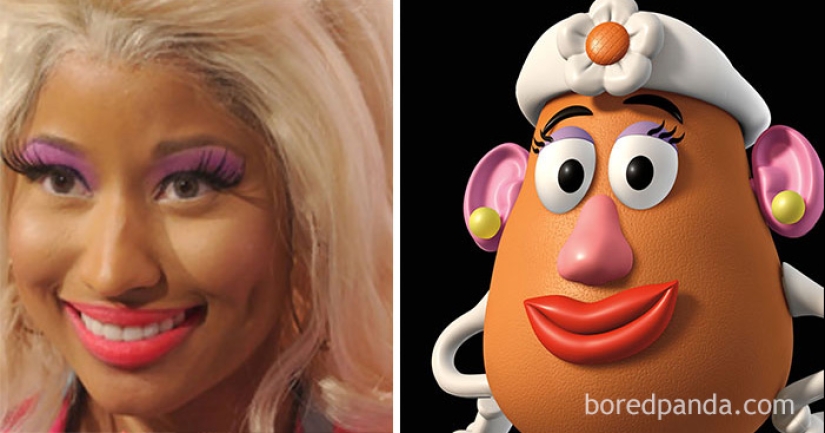 What inspires people to wild outfits and hairstyles — a cleaning brush, a string bag and a broken phone What inspires people to wild outfits and hairstyles — a cleaning brush, a string bag and a broken phone