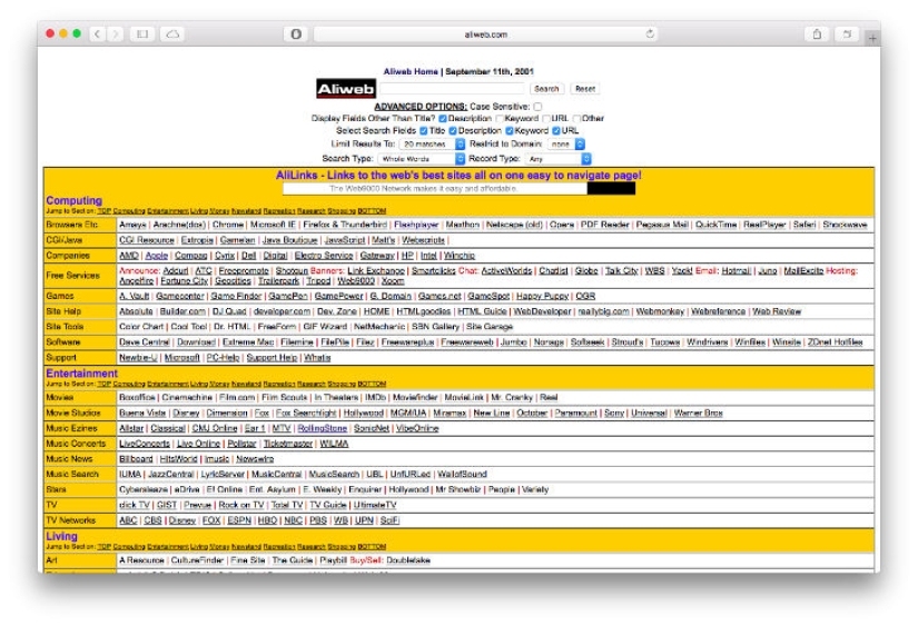 What the Internet looked like 30+ years ago