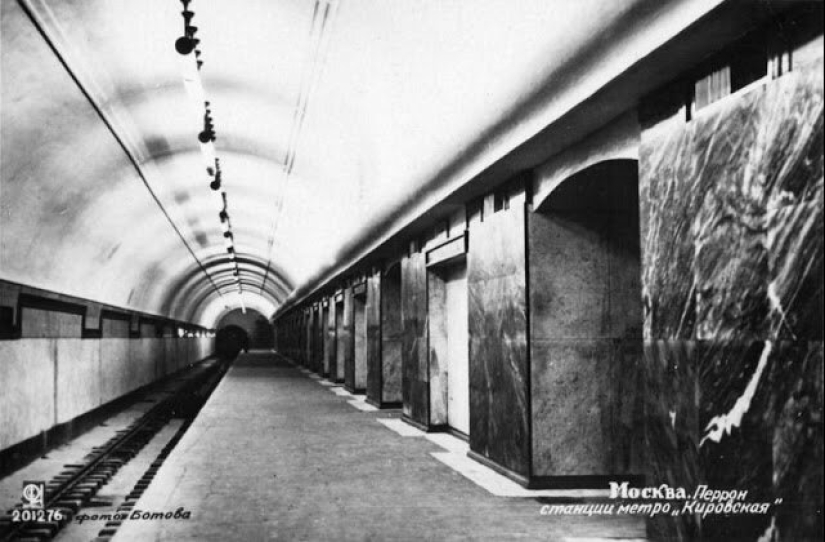 What the Moscow Metro looked like in 1935