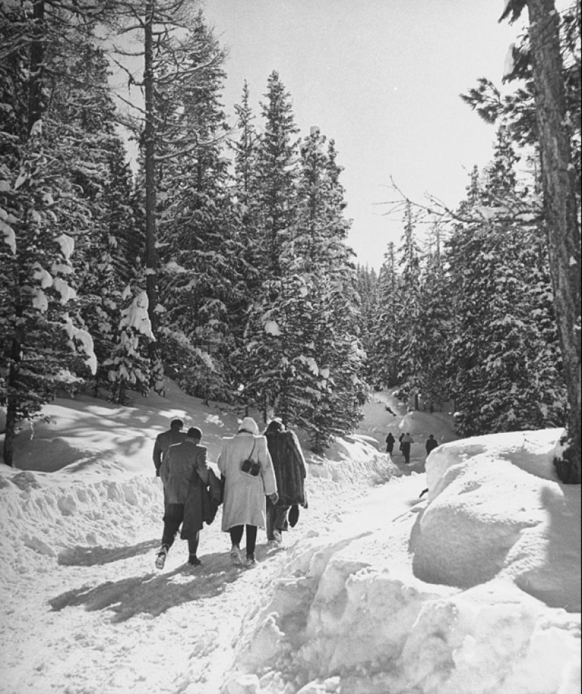 What was the "most fashionable village in Europe" after the war?