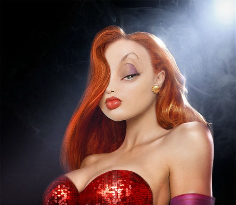 What would cartoon characters look like in real life