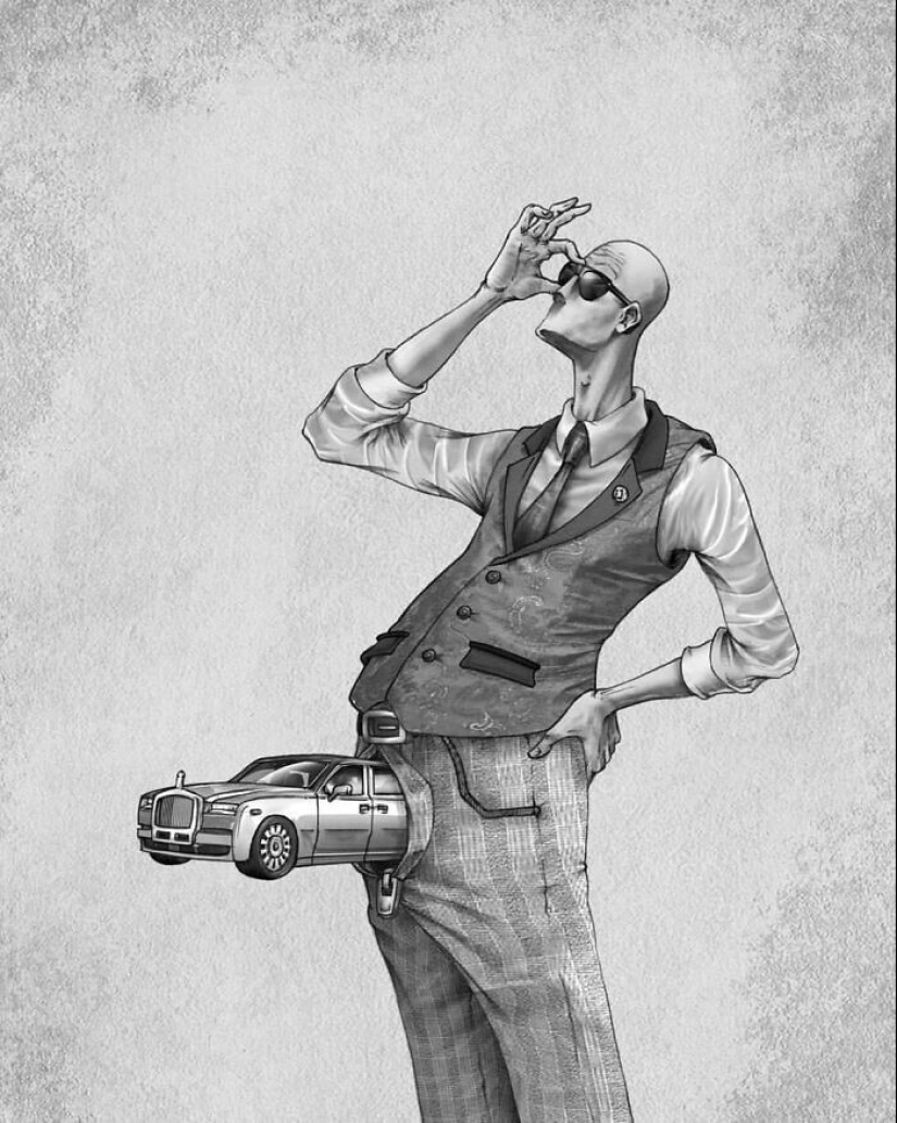 What's Wrong With Us? 30 Philosophical Cartoons About Modern Society