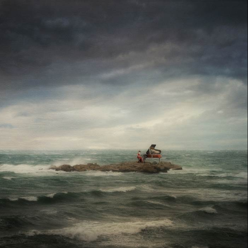 Where dreams lead: fabulous photo manipulations of Kasia Dervinskaya