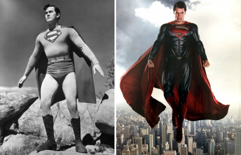 Who are all these people: what superheroes looked like in the past