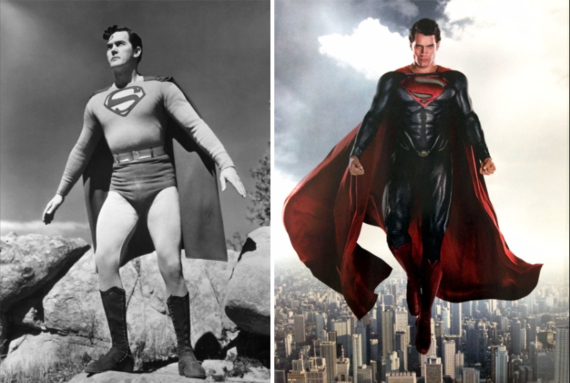 Who are all these people: what superheroes looked like in the past