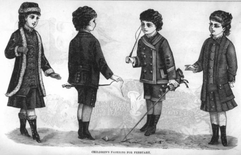 Why did boys used to dress up in dresses?