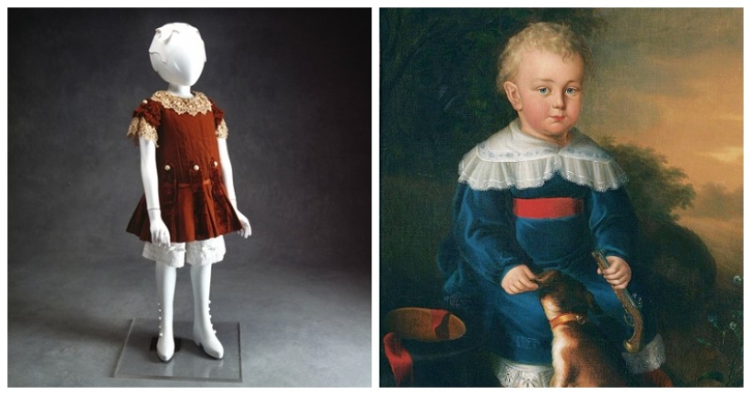 Why did boys used to dress up in dresses?