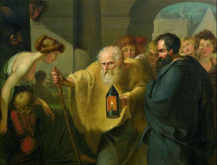 Why did the ancient Greek philosopher Diogenes live in a barrel? Why did the ancient Greek philosopher Diogenes live in a barrel?