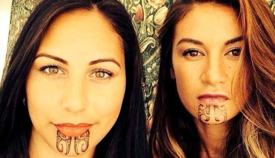 Why do beauties need a beard? The history of ta-moko Maori tattoos that are becoming a trend