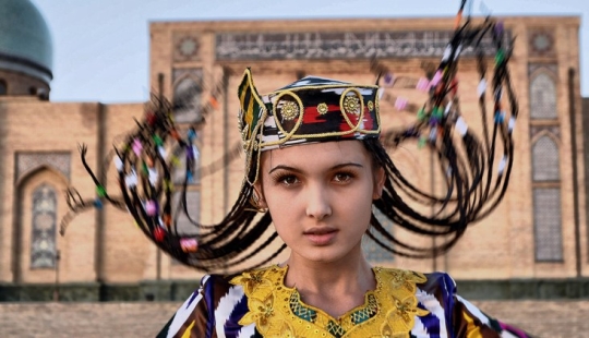 Why do Uzbek women braid a lot of pigtails