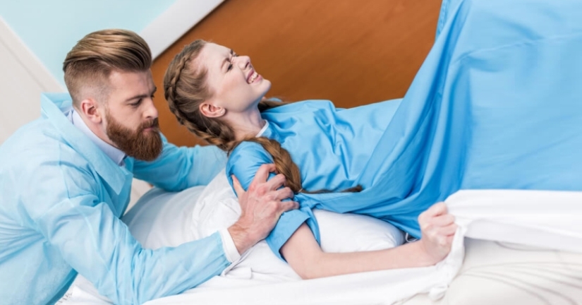 Why do women give birth lying down and what does King Louis XIV have to do with it