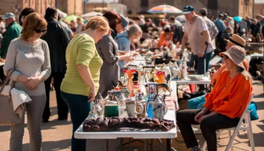 Why flea markets are called "flea markets"