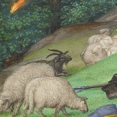 Why was the prophet Moses depicted earlier with horns on his head?