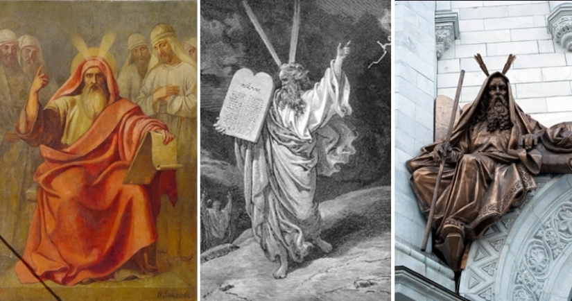 Why was the prophet Moses depicted earlier with horns on his head? Why was the prophet Moses depicted earlier with horns on his head?