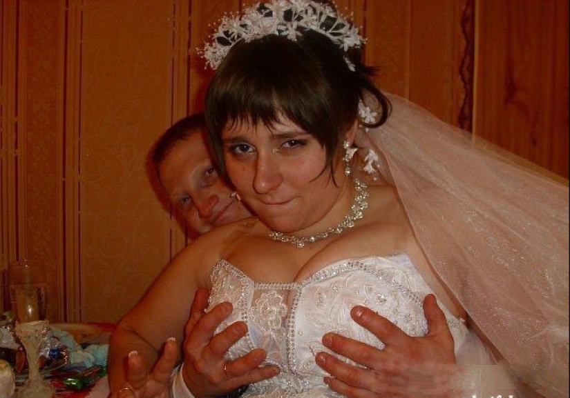 Wildest trash in the haze of revelry:" the best " wedding photos from Russia Wildest trash in the haze of revelry:" the best " wedding photos from Russia