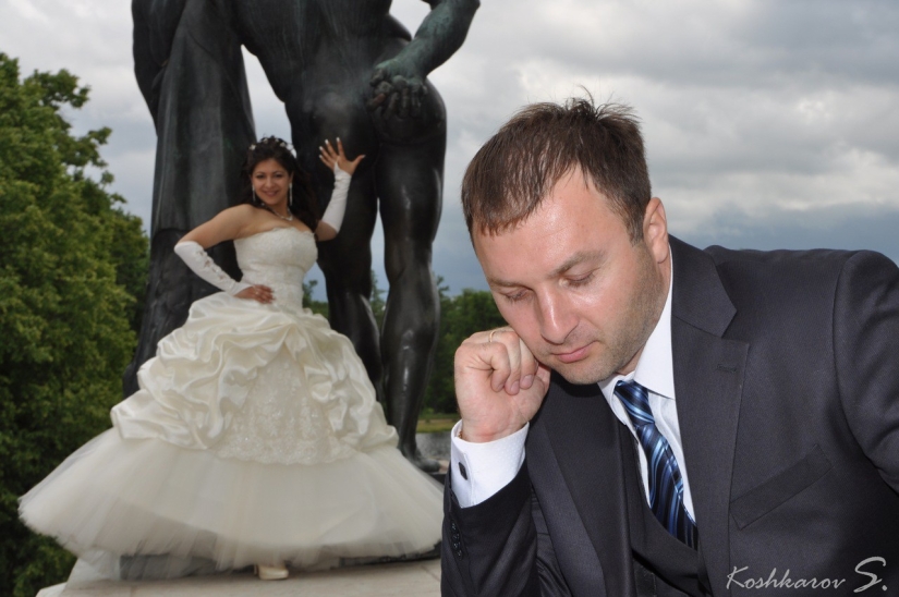 Wildest trash in the haze of revelry:" the best " wedding photos from Russia Wildest trash in the haze of revelry:" the best " wedding photos from Russia