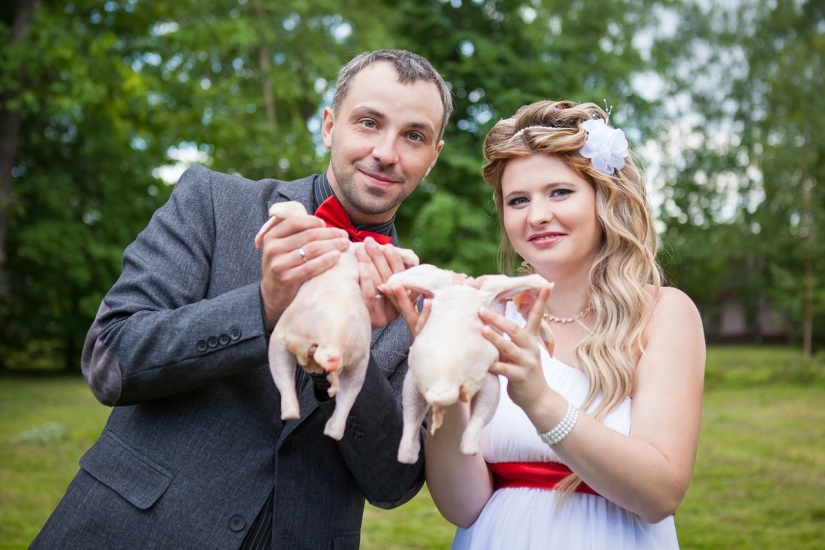 Wildest trash in the haze of revelry:" the best " wedding photos from Russia Wildest trash in the haze of revelry:" the best " wedding photos from Russia