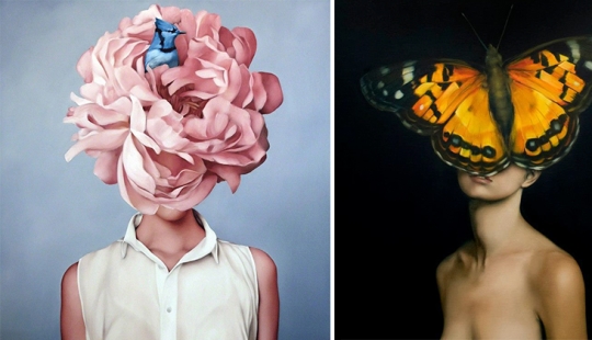 Women, flowers and animals: an amazing symbiosis in the paintings of Amy Judd