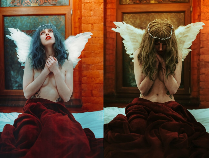 Women in daring portraits by Mark Olefirov