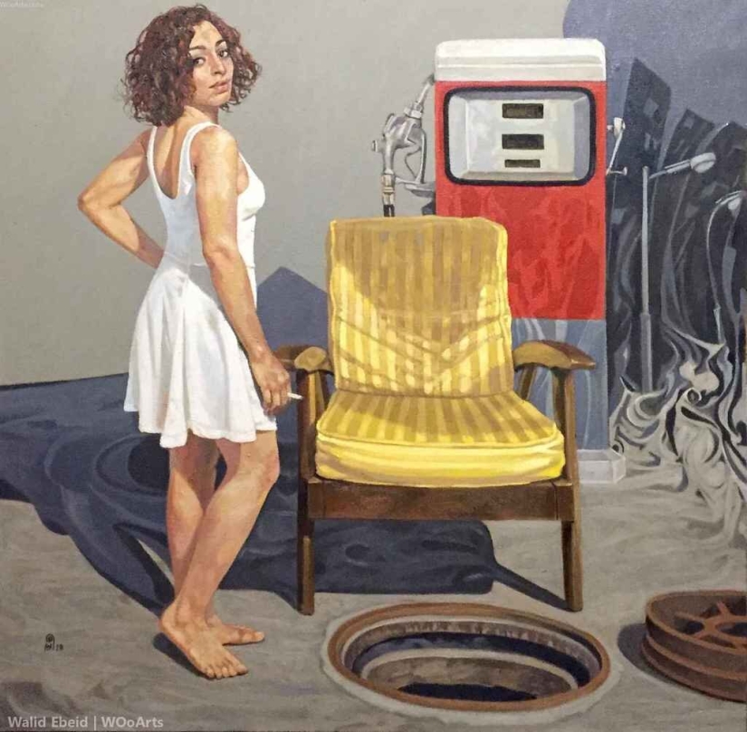 Women&#39;s destinies in the paintings of the Egyptian artist Walid Ebeid