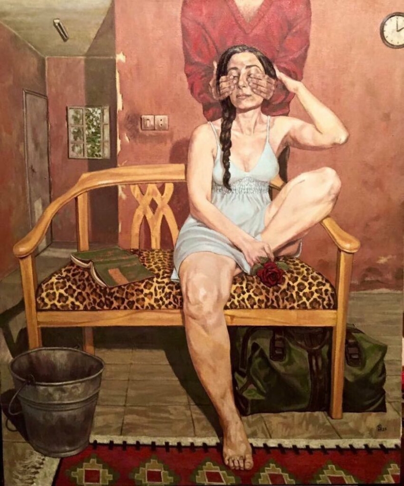 Women&#39;s destinies in the paintings of the Egyptian artist Walid Ebeid