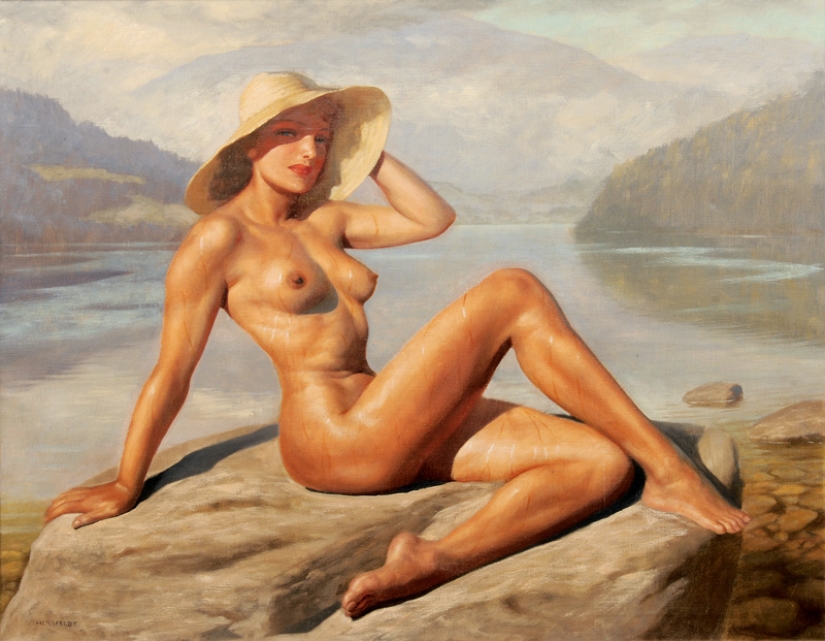 Women&#39;s secrets in the paintings of the master of erotic painting Marcel von Herfeldt