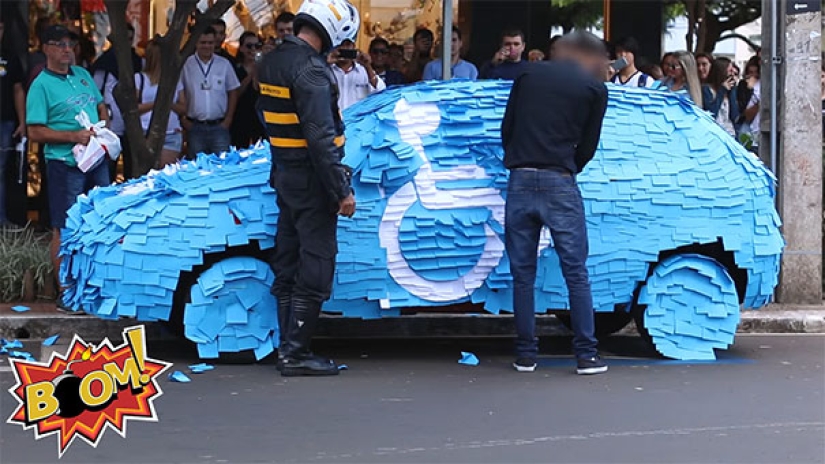 Yes, who gave you a license: 12 examples of how drivers who can't park were taught a lesson