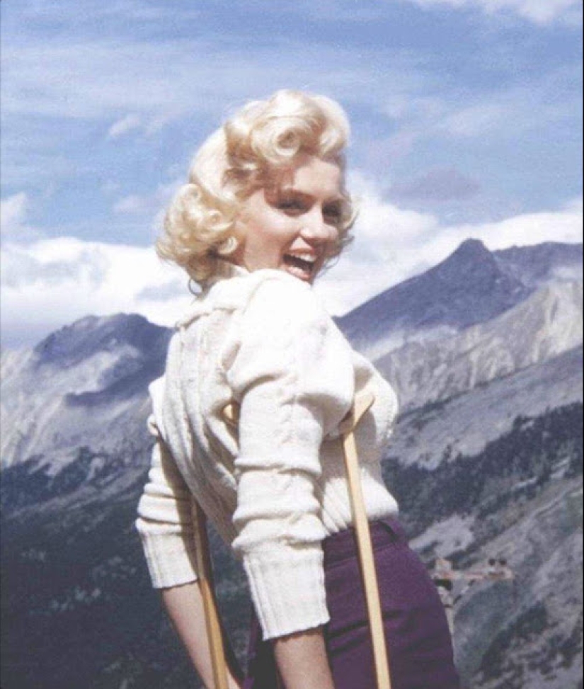 Yeso-la belleza no es un obstáculo: fotos raras de Marilyn Monroe en muletas Yeso-la belleza no es un obstáculo: fotos raras de Marilyn Monroe en muletas